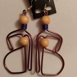 Lady Hand on Hip Earrings